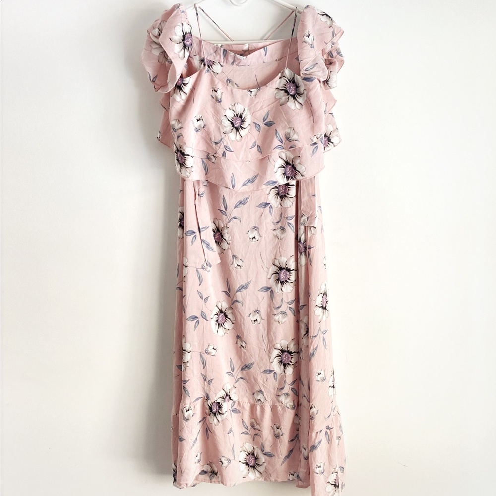 Bobbi Rocco crop top and wrap skirt set size L